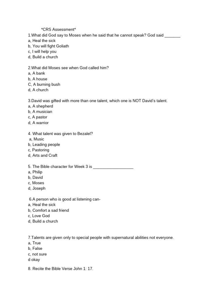 CRS Questions Updated | PDF