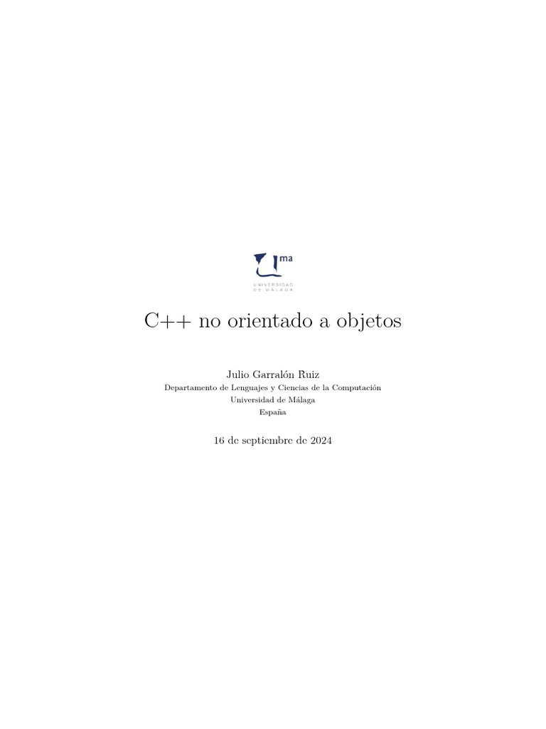 Introducción a C++ No OOP | PDF | Lenguaje de programación | Ascii