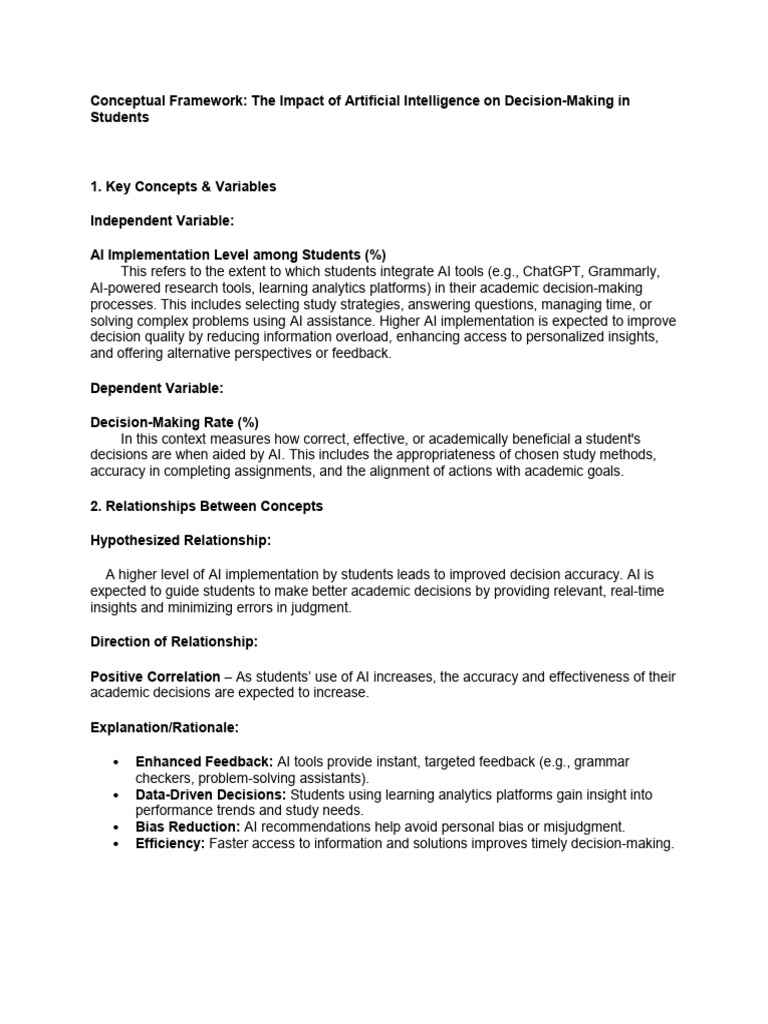 Conceptual Frameworfinal | PDF | Artificial Intelligence | Intelligence ...