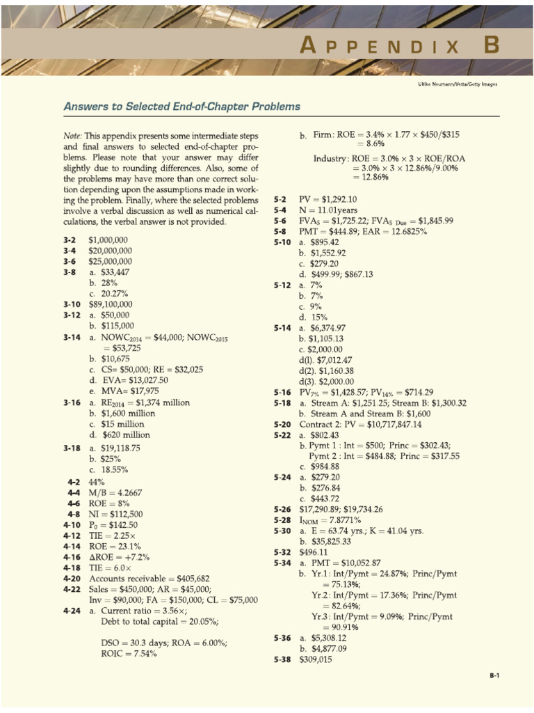 FM14 Appendix B 9781285867977 - p01 - Lores | PDF