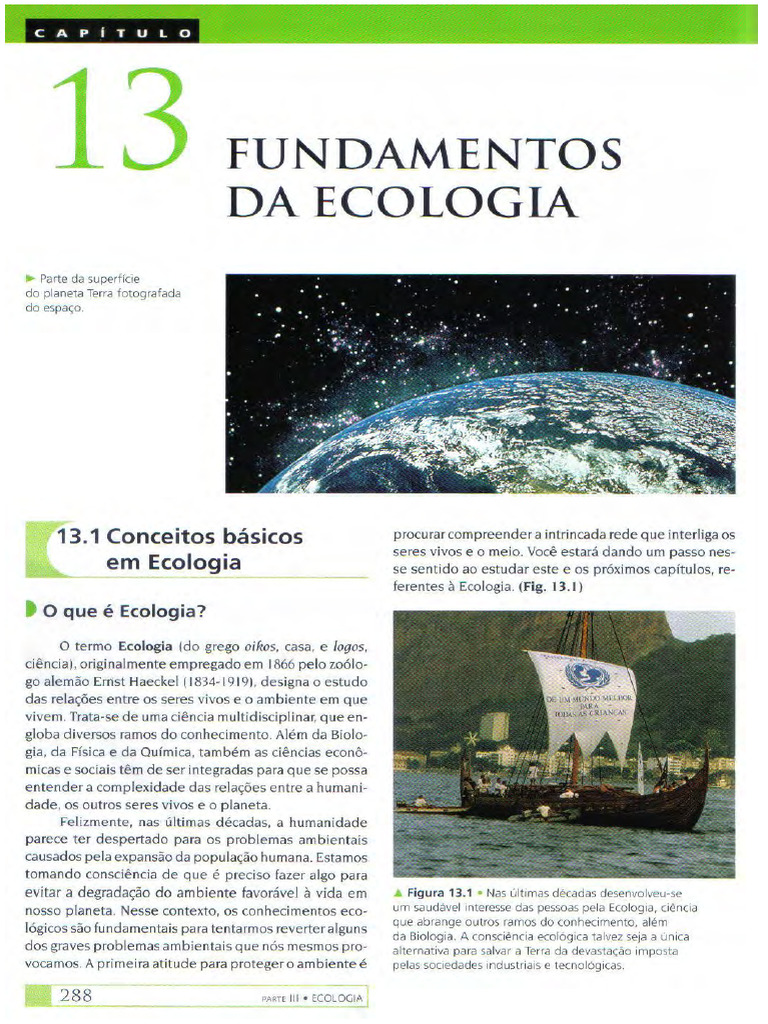 BioII - Texto - ECO - Fundamentos Da Ecologia | PDF