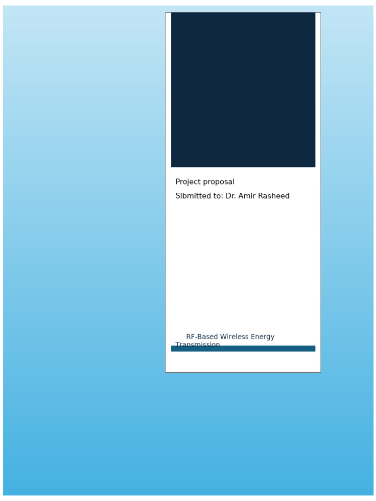 RF Wireless Power Transmission System | PDF | Wireless | Antenna (Radio)