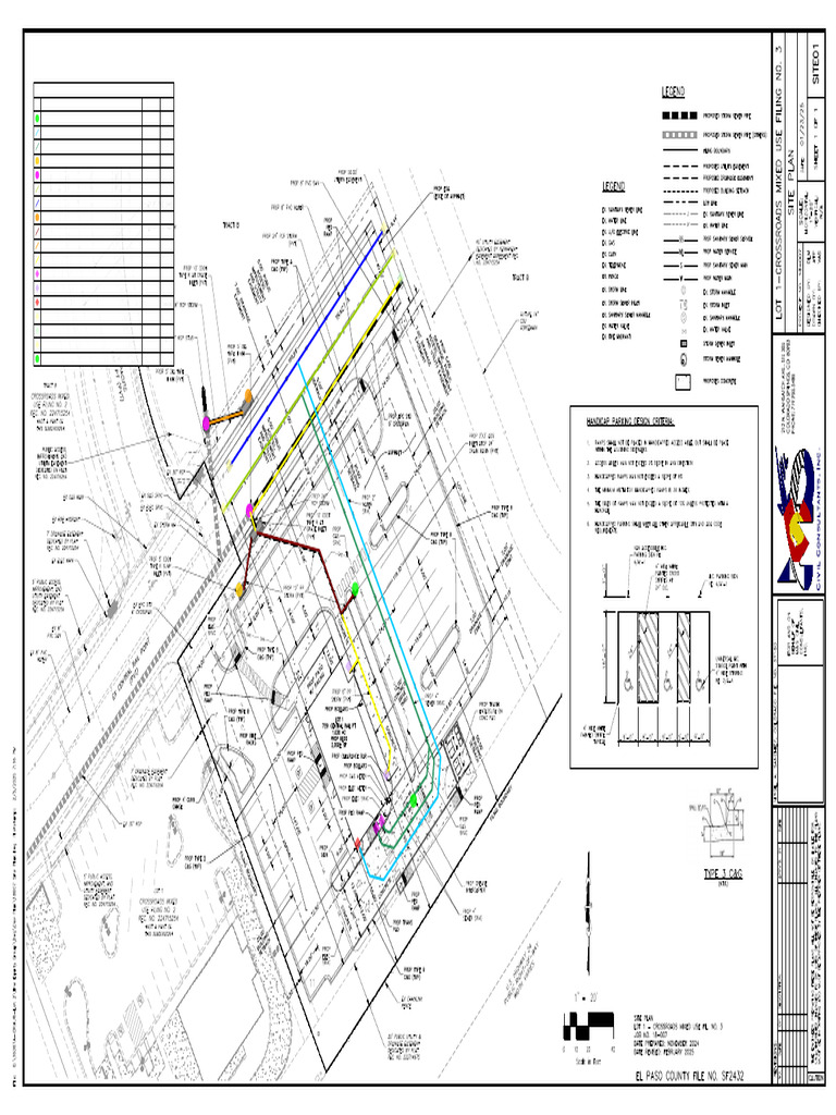 Fianl Marked Plan - Crossroads Mixed Use Filing No. 3 | PDF