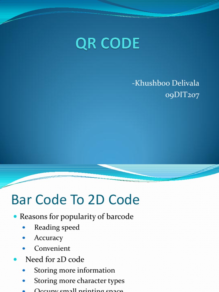 QR Code | PDF | Qr Code | Barcode