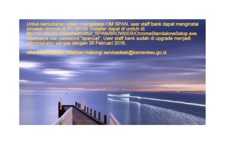Akses Om Span Dari PC Span | PDF