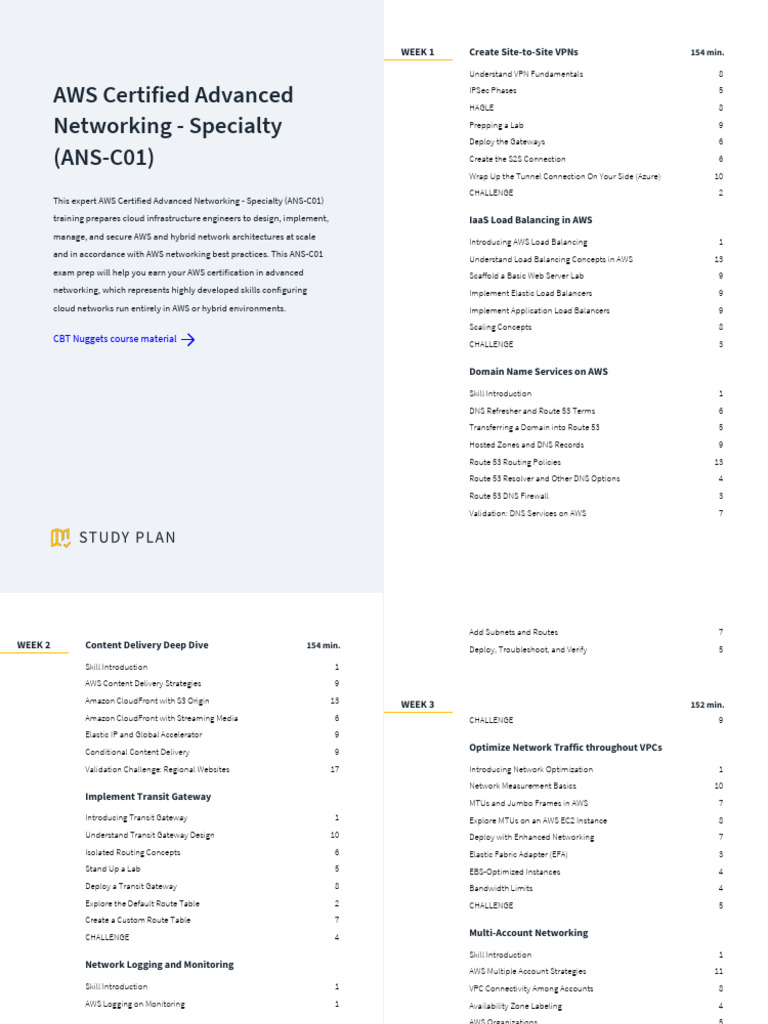 AWS Advanced Networking Certification Guide | PDF | Virtual Private ...