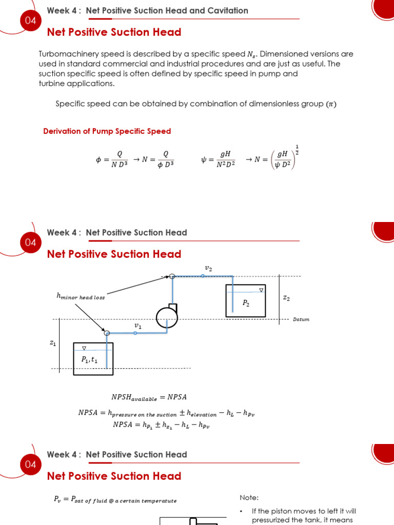 Net Positive Suction Head 1 | PDF | Fluid Dynamics | Liquids