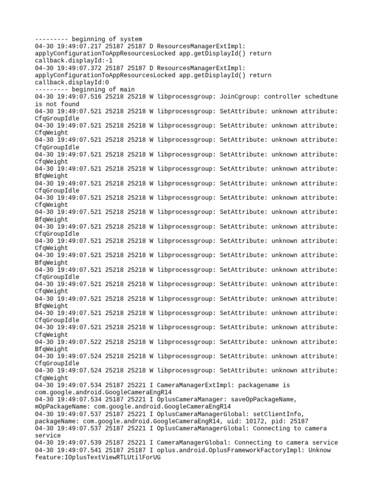 Log Cat 1746022747467 | PDF | Computer Programming | Computing