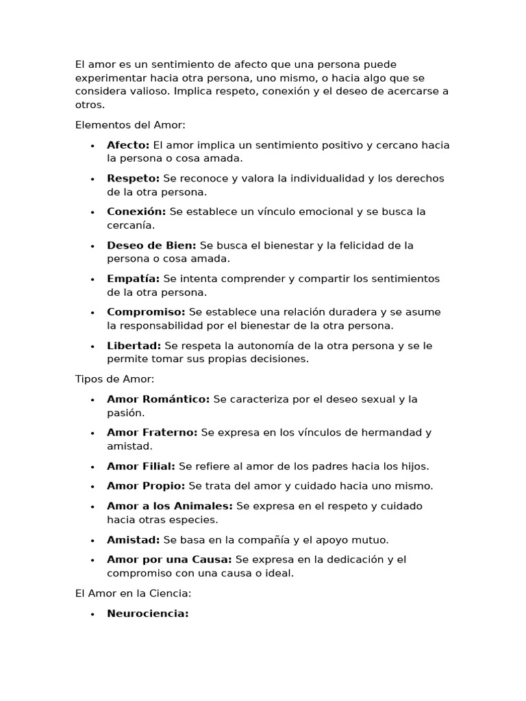 El Amor Es Un | PDF