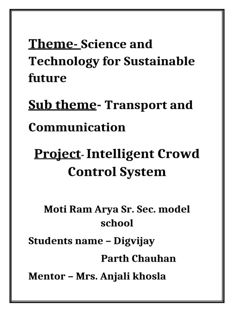 AI Crowd Control for Safer Protests | PDF | Artificial Intelligence ...