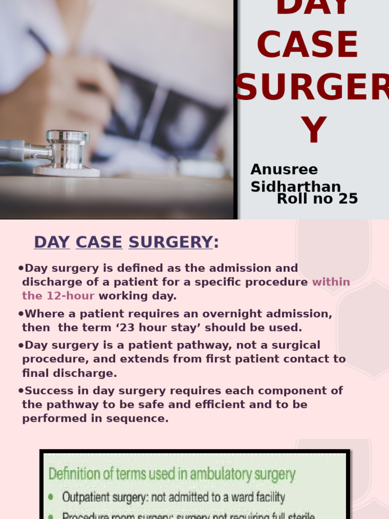 Day Case | PDF | Surgery | Body Mass Index