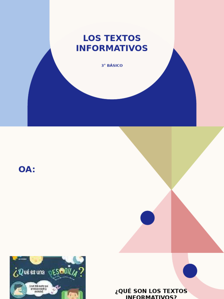 Los Textos Informativos | PDF | Comunicación humana