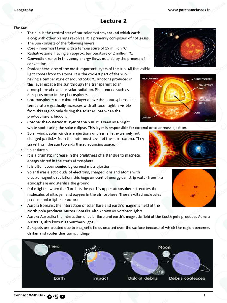 Lecture 2 Interior of The Earth | PDF | Sun | Atmosphere