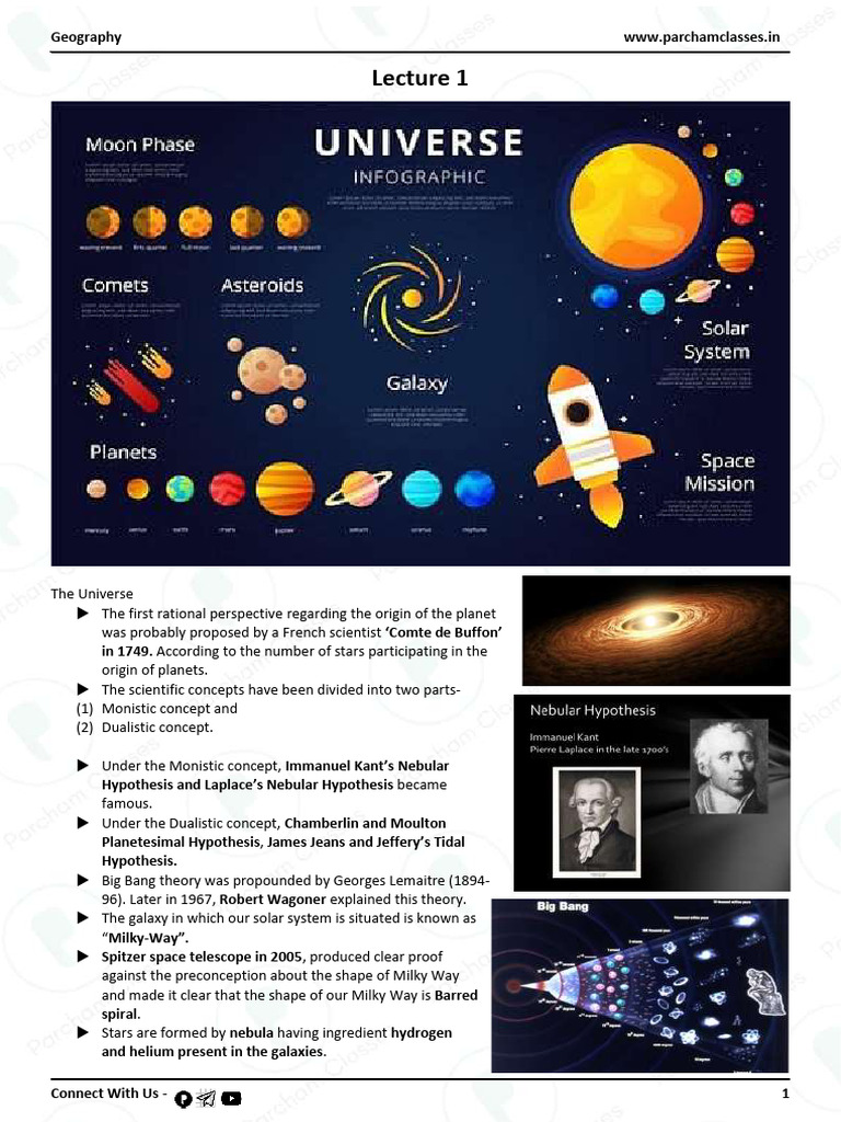 Lecture 1 Solar System Origin Evolution | PDF | Planets | Solar System