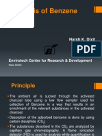 Analysis of Benzene: Harsh K. Dixit