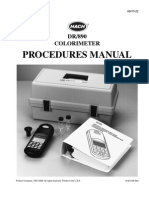 DR 890 Colorimeter Procedures Manual