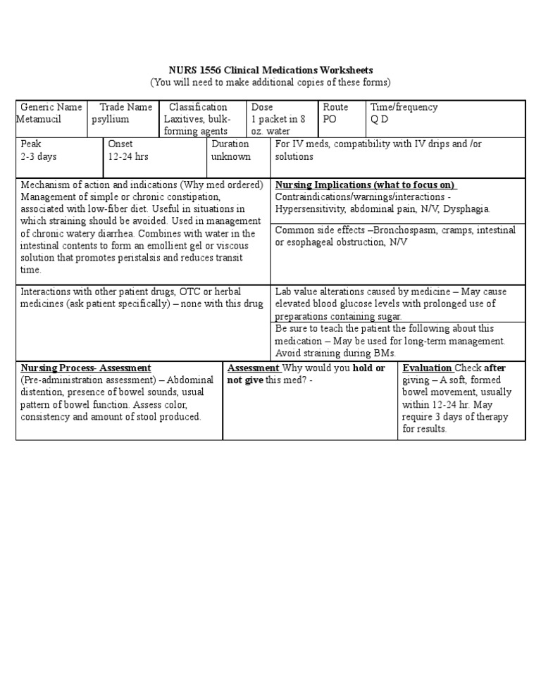 Metamucil PDF Drugs Gastroenterology