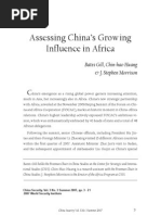 Download Assessing Chinas Growing Influence in Africa by political economy SN8745679 doc pdf