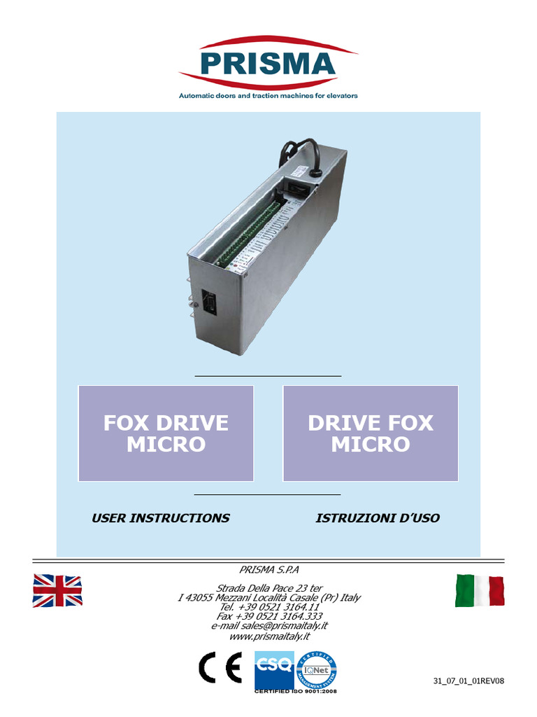 Micro Fox Prisma Variador | PDF