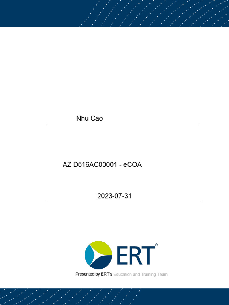 ERT Curriculum Certificate - 31-07-2023 | PDF