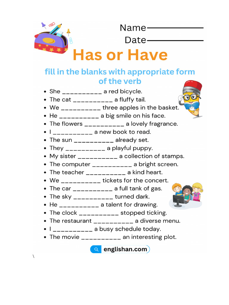 Have Has | PDF