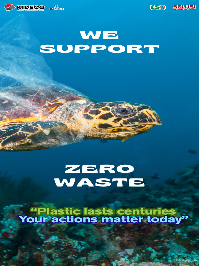 Curated visual reference: Visual Reference: 60X120 Banner Zero Waste Initiative