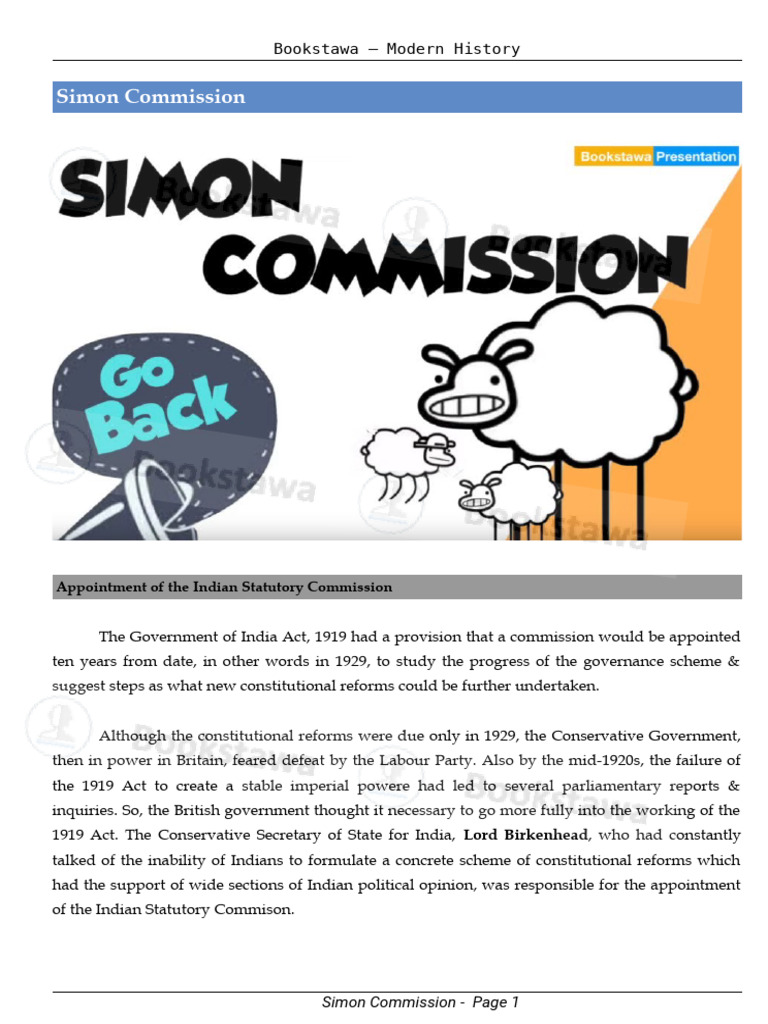 Simon Commission - 59448975 - 2025 - 05 - 13 - 22 - 04 | PDF ...