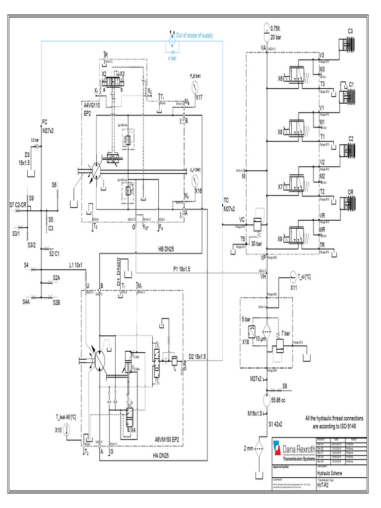 HVT R2 Hydraulic Scheme Rev10 | PDF | Plumbing