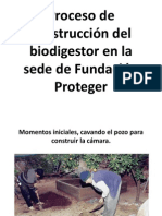 Proceso de Construcción Del Biodigestor. Fundación Proteger