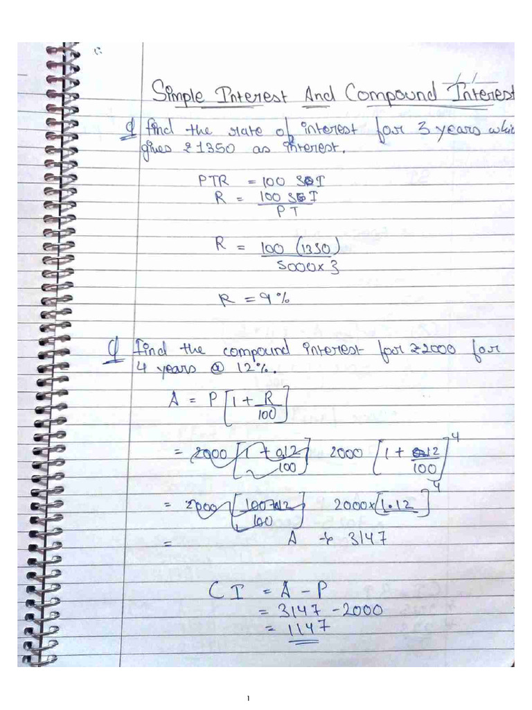 Si and Ci | PDF