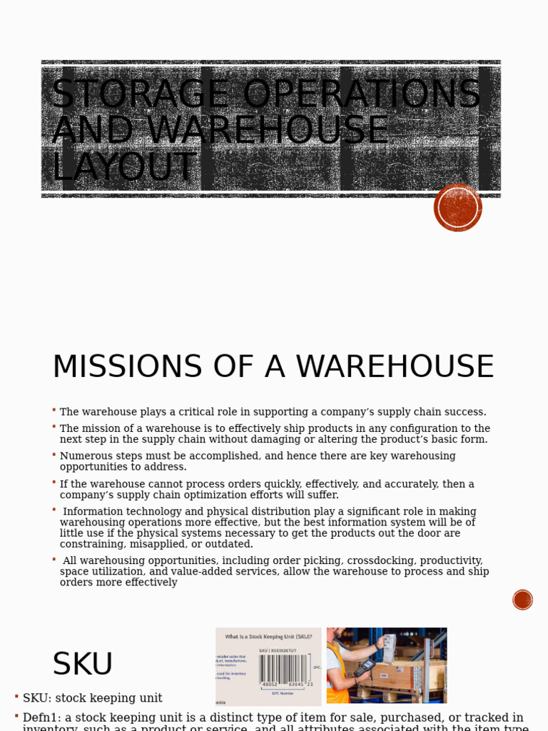 9 Warehouse and Storage Operations | PDF | Warehouse | Business Process