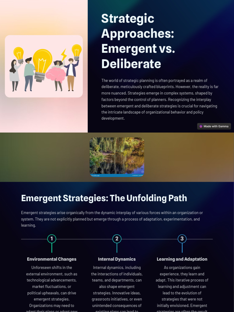 Emergent vs. Deliberate Strategies | PDF | Strategic Management | Agile ...