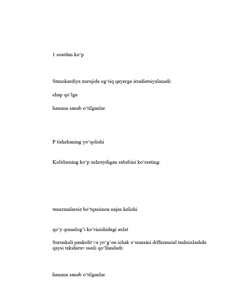 3 Terapia Test Bazaga Uzb 669 | PDF