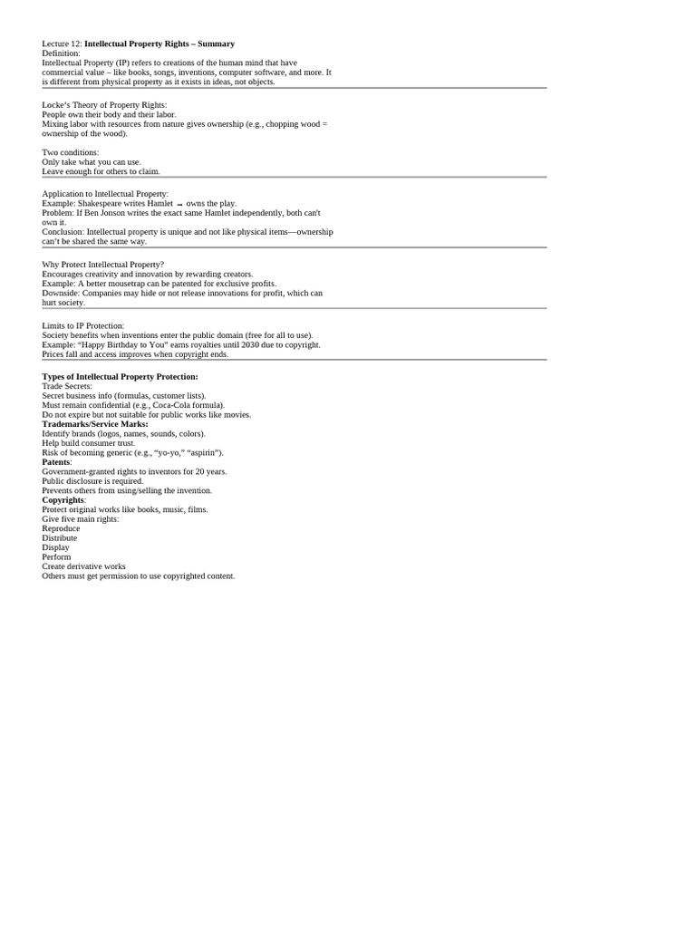 Lecture 12 | PDF