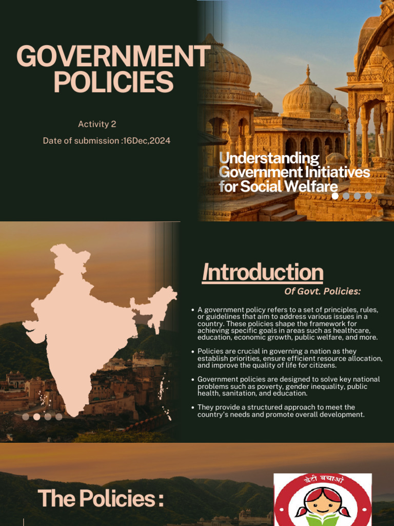 Government Social Welfare Policies Explained | PDF