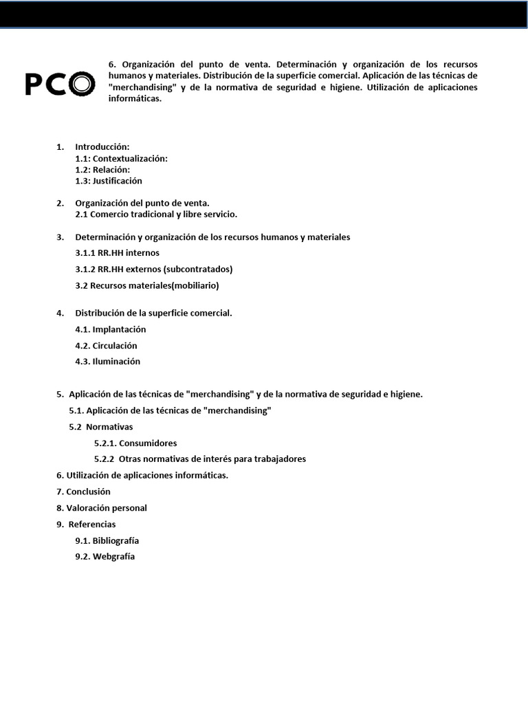 Organización del Punto de Venta y Merchandising | PDF | Marketing ...