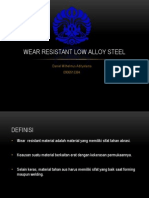 Wear Resistant Low Alloy Steel