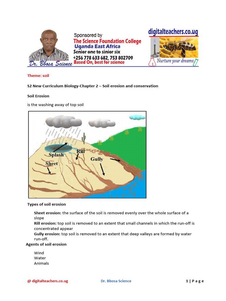 Soil Erosion and Conservation Guide | PDF | Soil | Earth Sciences