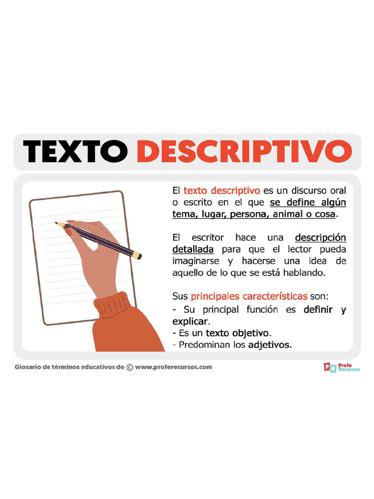 Texto Descriptivo | PDF