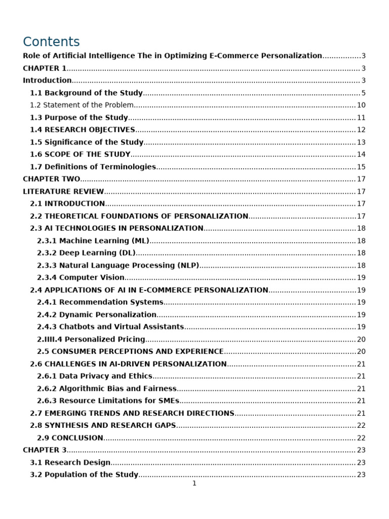AI in E-Commerce Personalization Strategies | PDF | Artificial ...