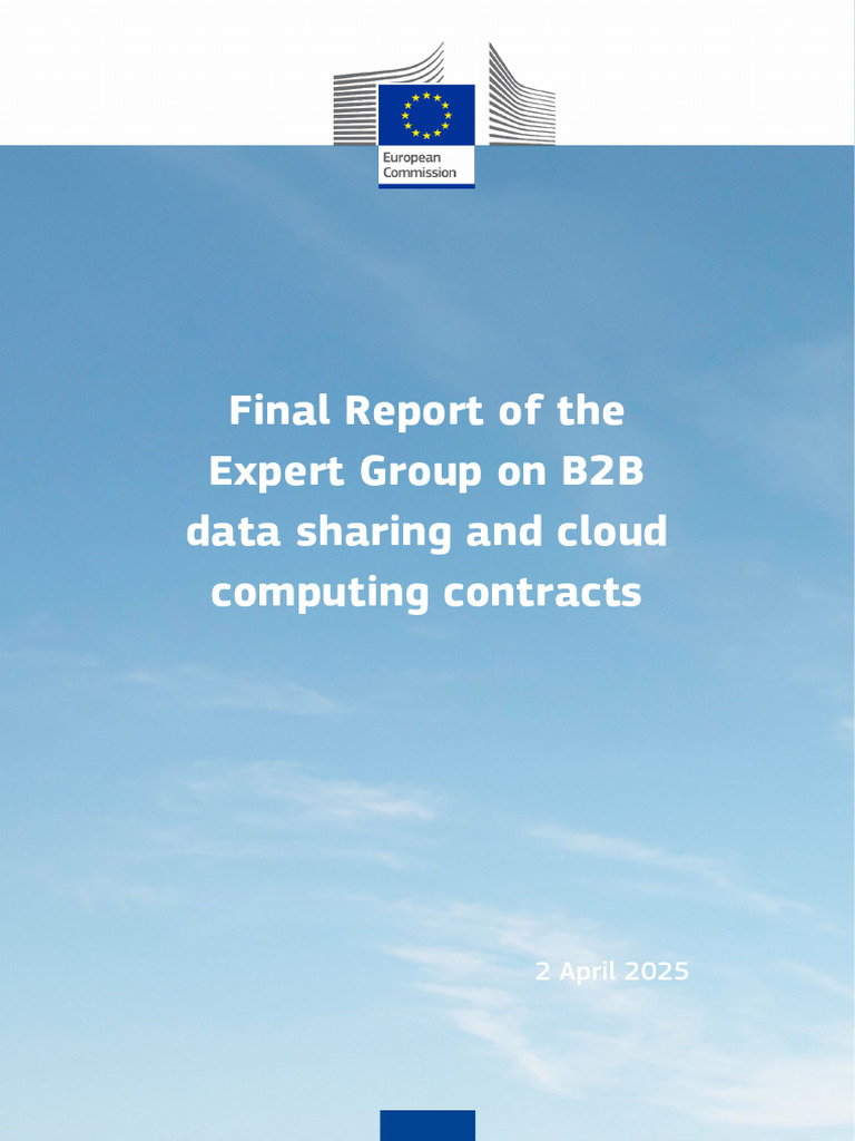B2B Data Sharing Contract Guidelines | PDF | Trade Secret | Contractual ...