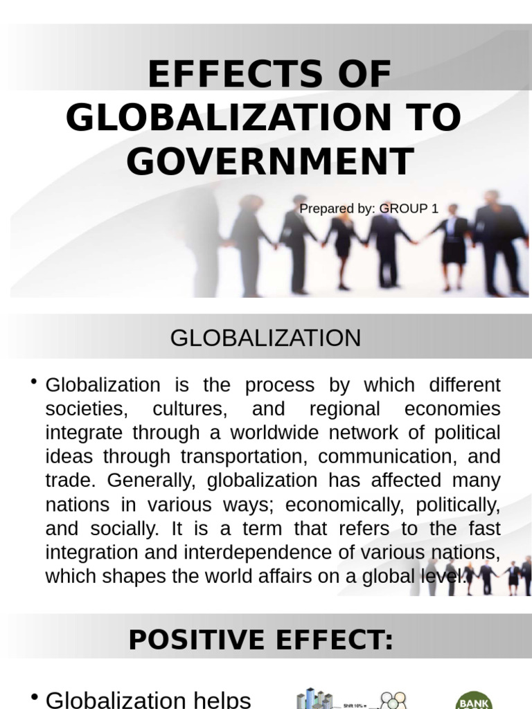 Impact of Globalization on Government | PDF | Globalization | Sovereignty