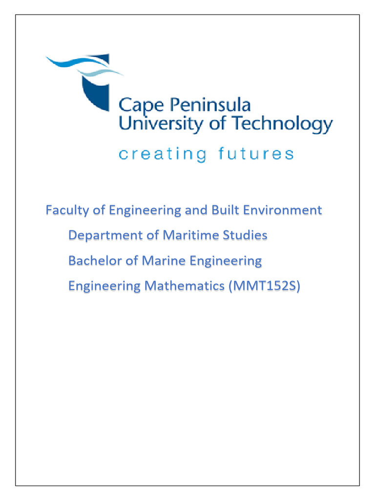 Bachelor of Marine Engineering Course | PDF