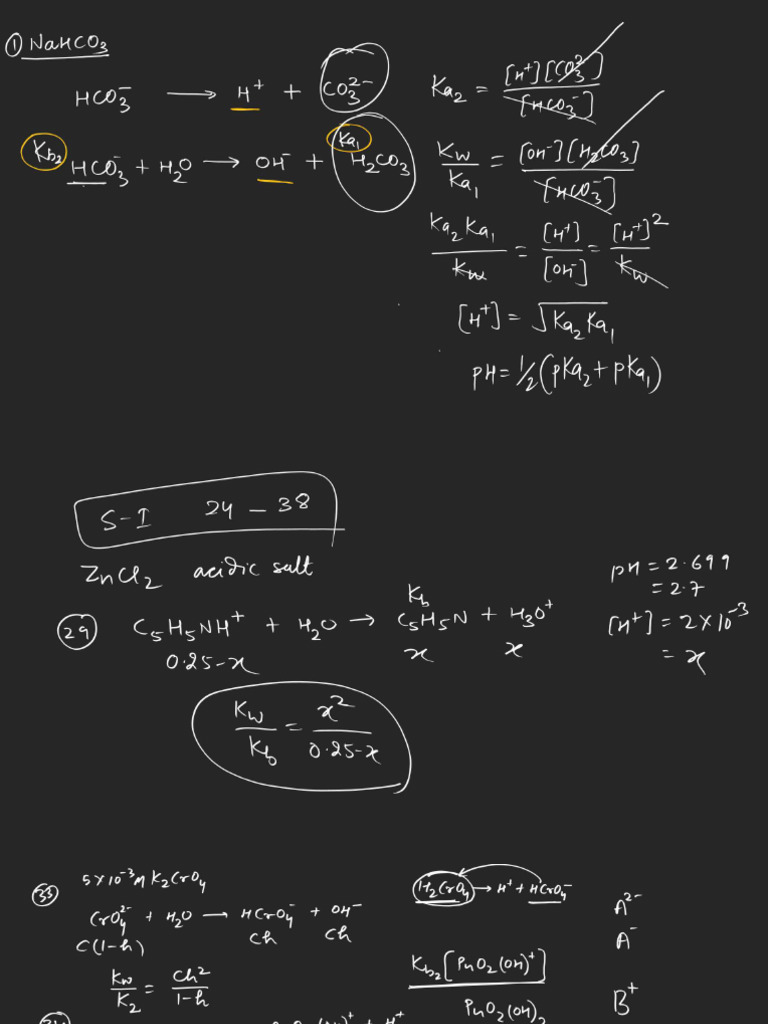 Ionic Equilibrium - L-08 (Class Notes) - Buffer Solution | PDF