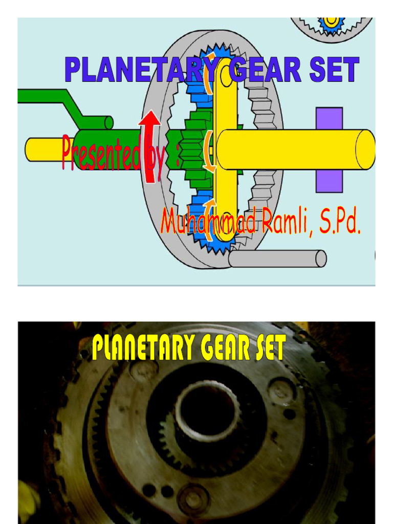 Fungsi dan Keuntungan Planetary Gear Set | PDF