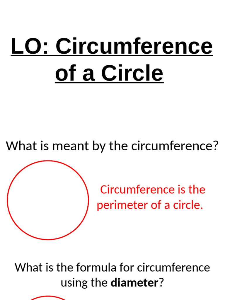 Introduction Circumference | PDF