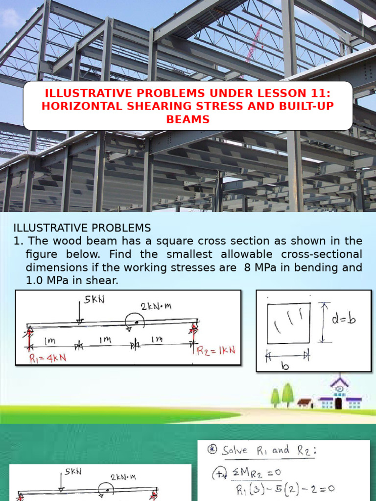 (34.1) EMech 3 - Illustrative Problems Under Lesson 11 - Horizontal ...