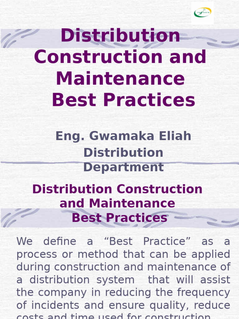 Best Practices in Distribution Construction | PDF | Safety | Hazards
