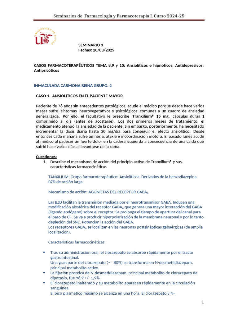 Uso de Limován en el Insomnio Anciano | PDF | Benzodiazepinas ...