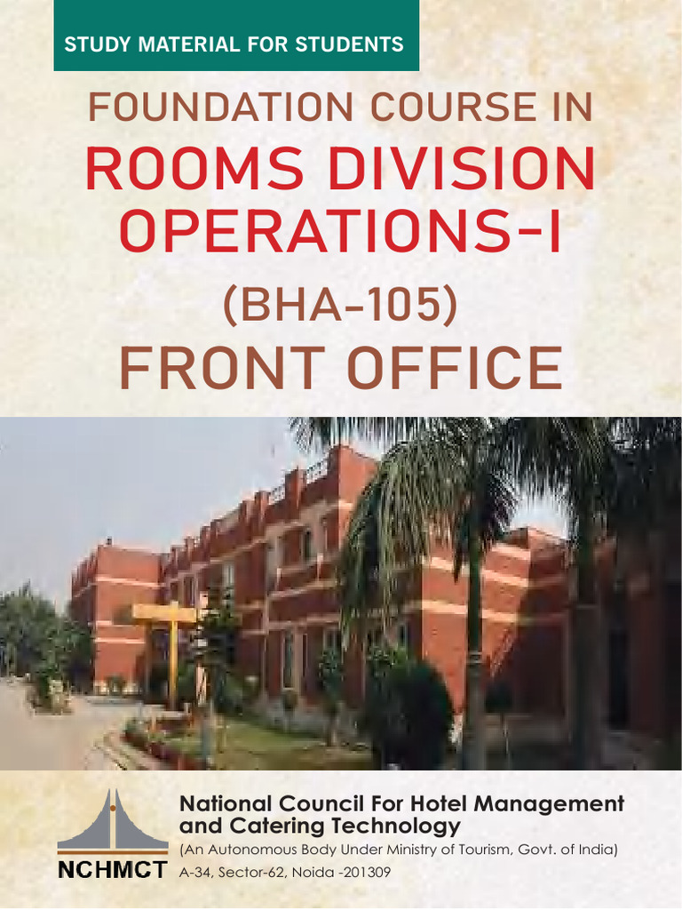 FC-In Room Division Operations I Front Office | PDF | Hotel ...